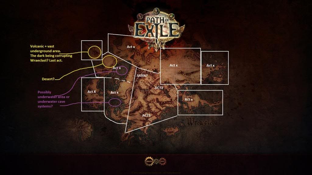 Карта второго акта path of exile