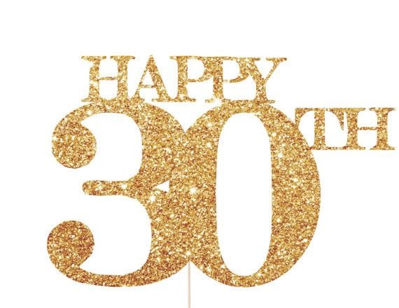 Happy 30 years. Счастливого дня рождения 30 лет. Happy 30th. С днём рождения 30 лет девушке. Надпись 30 лет на прозрачном фоне.