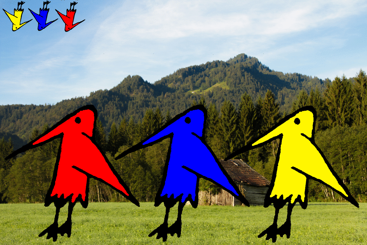LMAC #23 Drei der schräge Vögel im Hintergrund GIF.gif