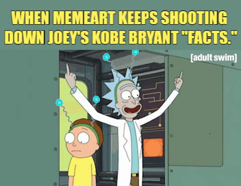 Joey Rick Marty Kobe Joke 2020-01-30.gif