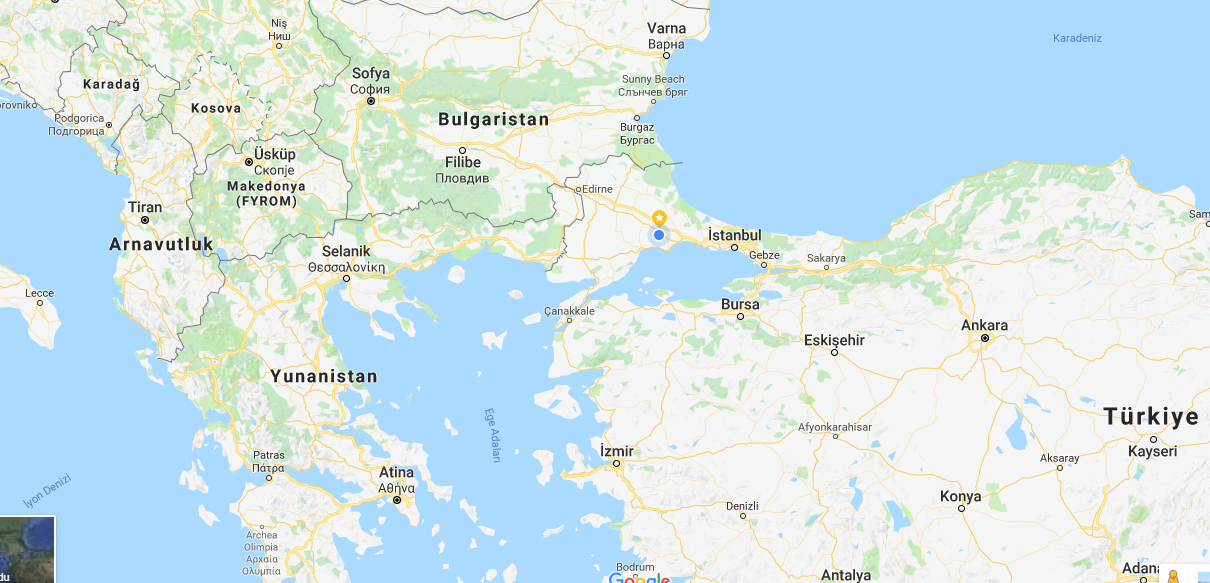 Граница турции и греции