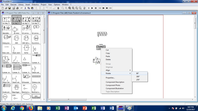 Tutorial #1: How to construct a pneumatic circuit of a direct control ...
