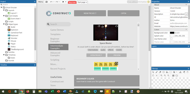 學習使用遊戲編程工具 Construct 3 — Steemit