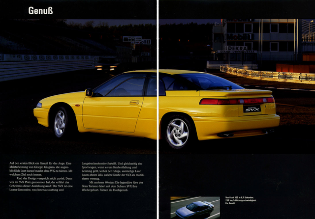 Subaru SVX - Brochure 1995 — Steemit