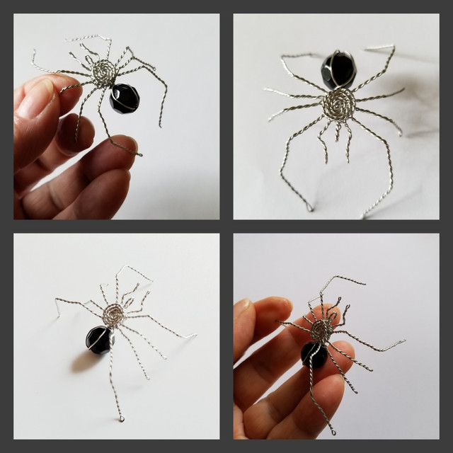 How to make a Wire Spider - How To: Weekly contest by @starjewel — Steemit