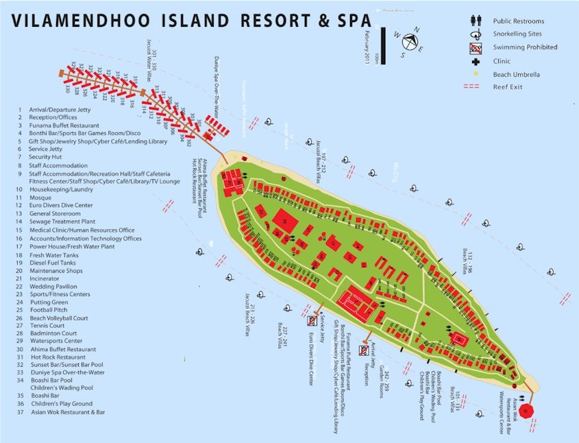 Sun island resort схема острова