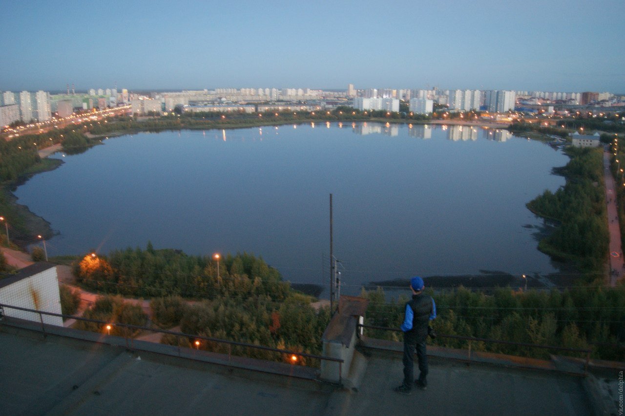 Комсомольское озеро в нижневартовске