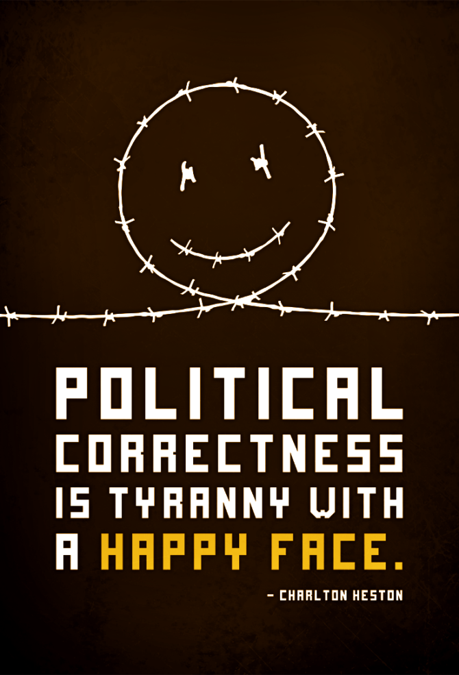 Political correctness. Correctness.