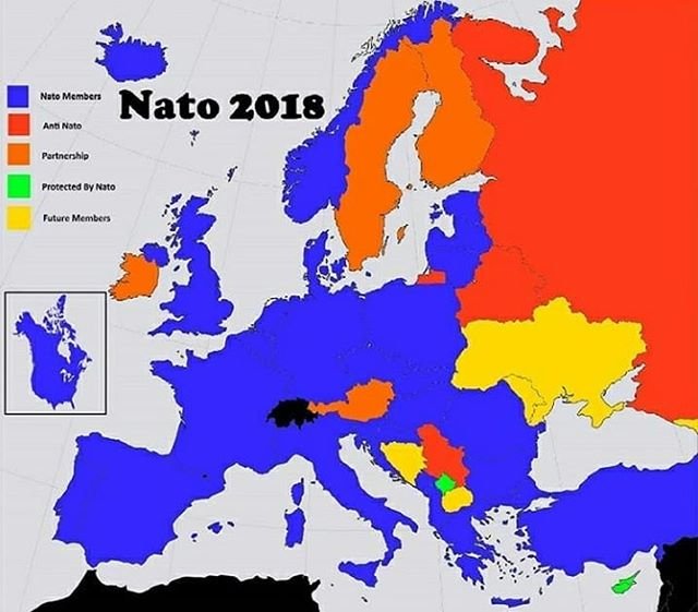 Карта нато 1997
