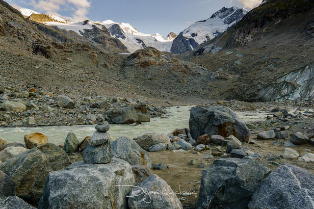 Visiting Morteratsch Glacier