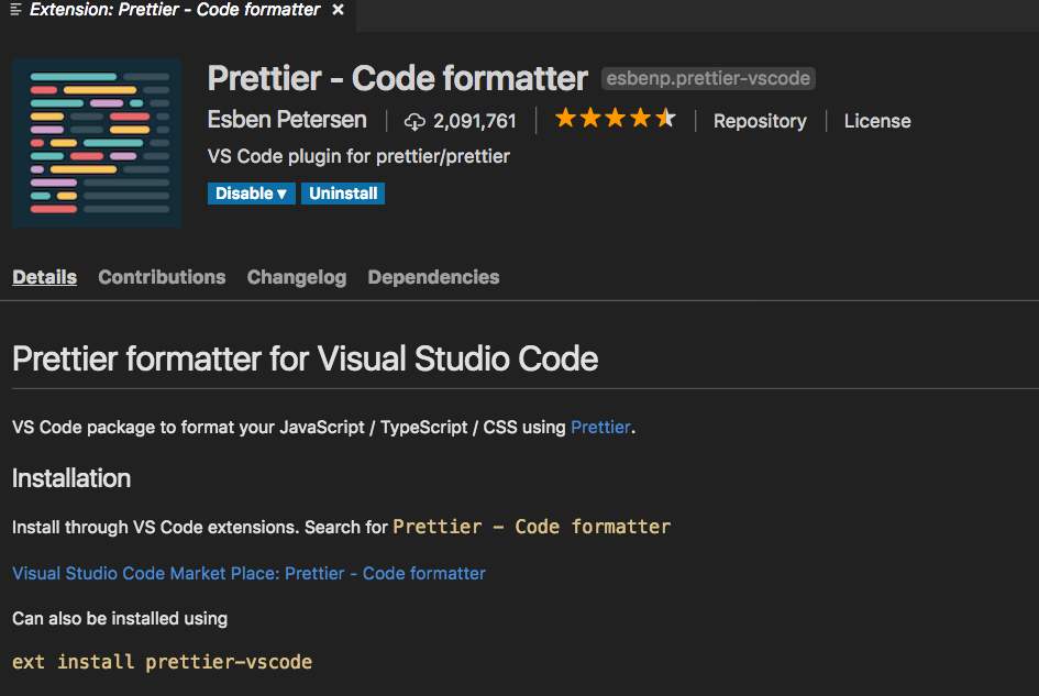 Code plugins. Prettier - code Formatter - Visual Studio. Расширение prettier. Prettier - code Formatter 6.3.2 Разработчик. Word плагин code format.
