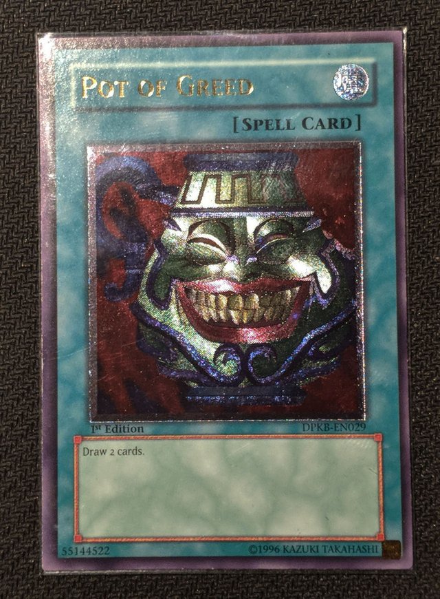 Hot Yu-Gi-Oh Buy - Pot of Greed - DPKB-EN029 - Ultimate Rare - 1st Edition   Steemit