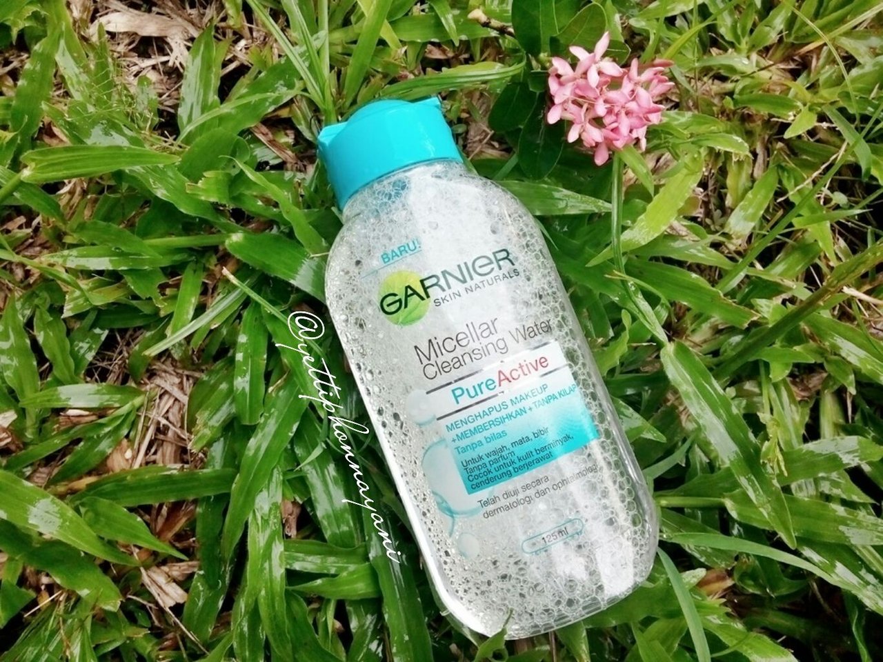 Water cleanser. Micellar Cleansing Water Wild nature.