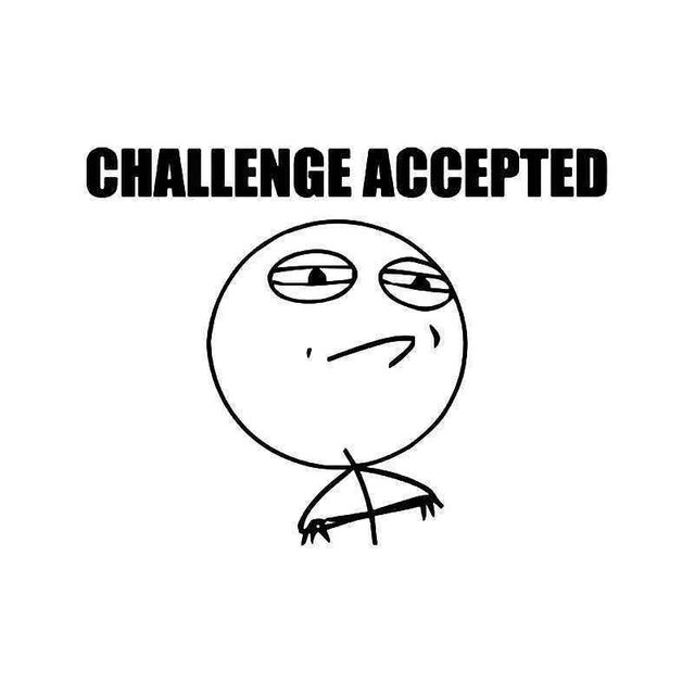 Картинка challenge accepted