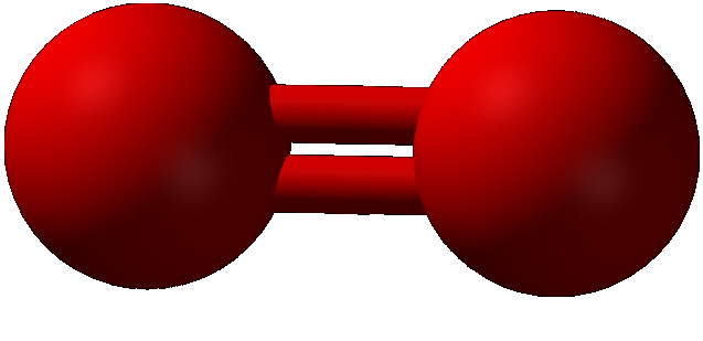 Молекула кислорода рисунок
