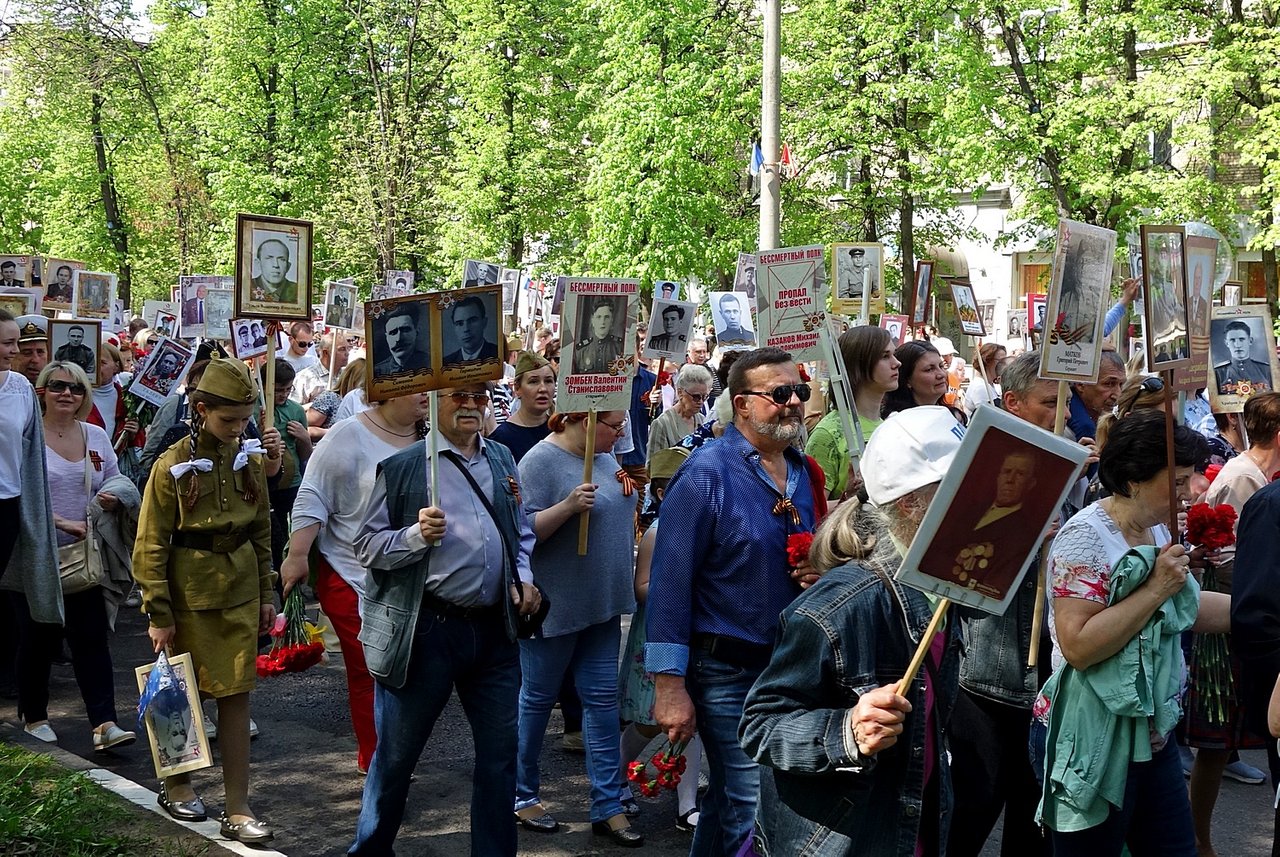 бессмертный полк на первом канале