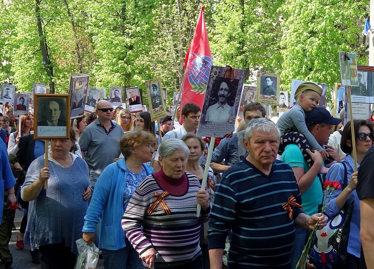 бессмертный полк в зарайске