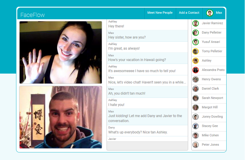 FaceFlow - Free Chat & Video Chat with Friends Steemhunt.