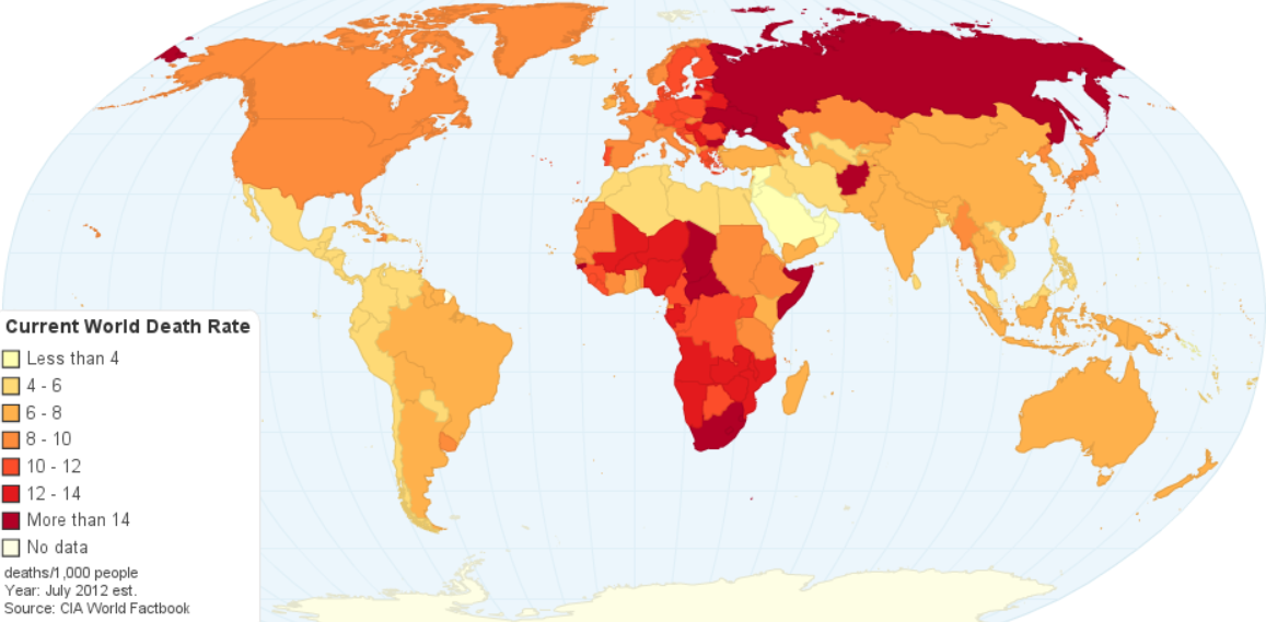 Смертность населения страны. Смертность в странах мира. Карта смертности мира. Регионы мира с самой высокой смертностью. Карта смертности в мире.