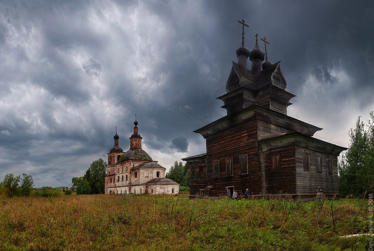 Пермогорье Архангельская область высокий берег