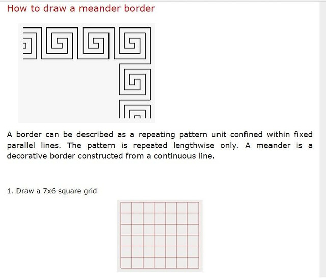 How To Draw A Meander Border — Steemit