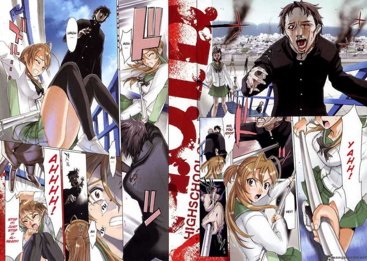 High school of the dead манга купить фото 26