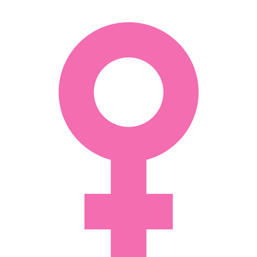 знак женщины. женский символ венеры. женский пол знак. значок венеры. символы гендера.