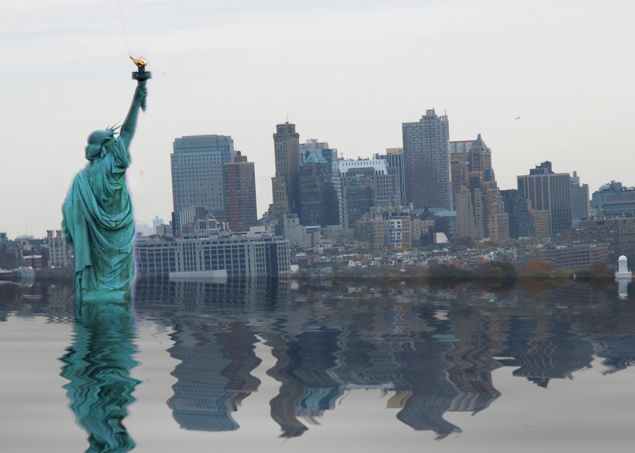 Страны ушедшие под воду. Нью Йорк Посейдон. Глобальное потепление потоп Нью Йорк. Статуя свободы Нью-Йорк 2021. ЦУНАМИ В Нью-Йорке.