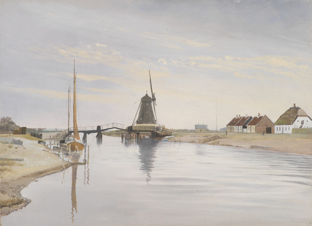 the bridge and mill at Karrebaeksminde 1898.jpg