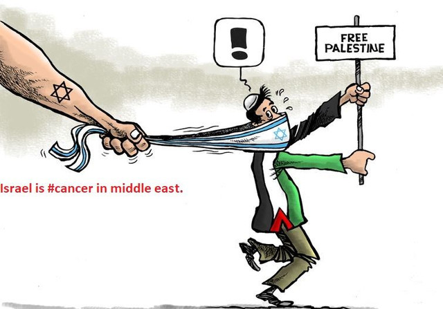 Israel is #cancer in middle east..jpeg