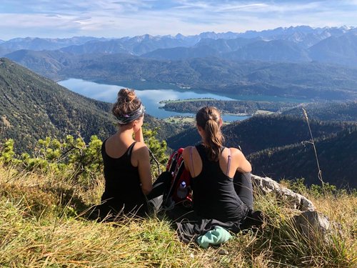 Doing A Eight Hours Hike In The Bavarian Alps At Best Conditions