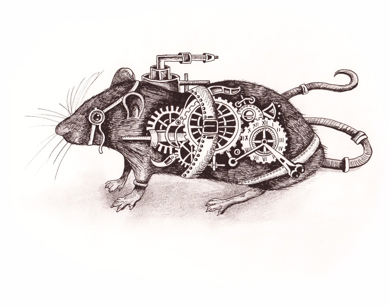 Животные механизмы. Стимпанк крыса. Животные в стиле стимпанк. Звери в стиле стимпанк. Мышка в стиле стимпанк.