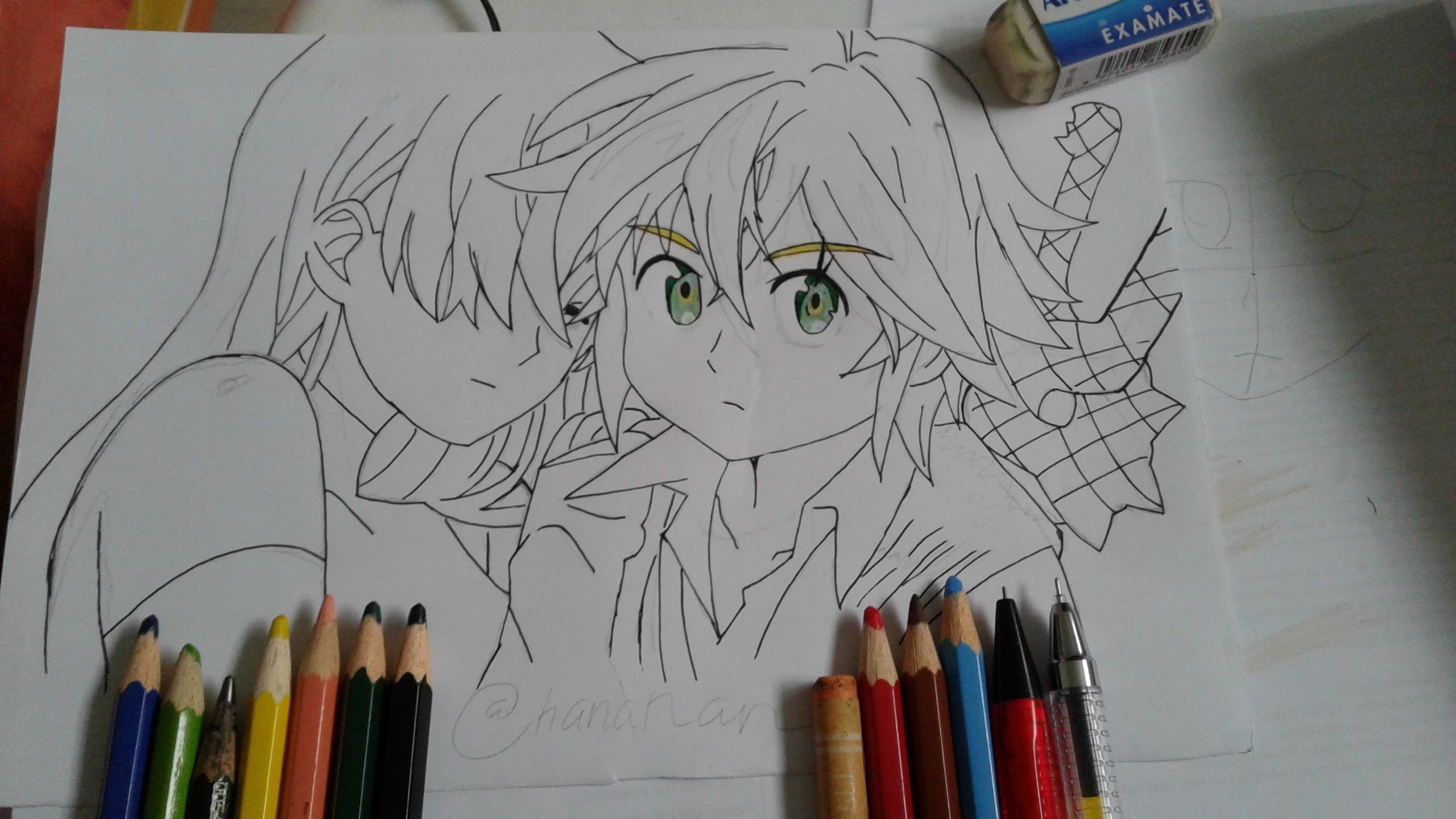 Anime Pencil drawing