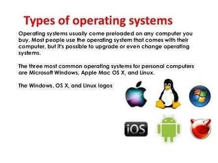 Computer operating system. Операционные системы для open Computers.