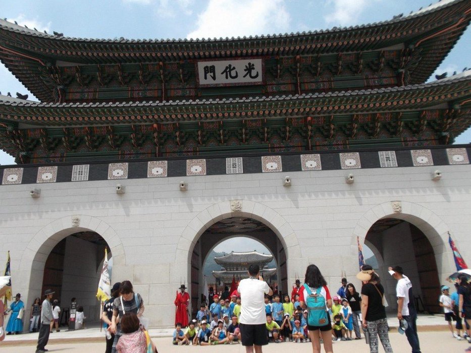 main gates of the royal palace