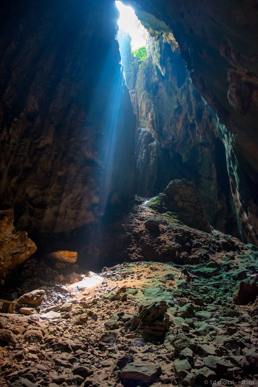 Hidden cave. Hidden cave
