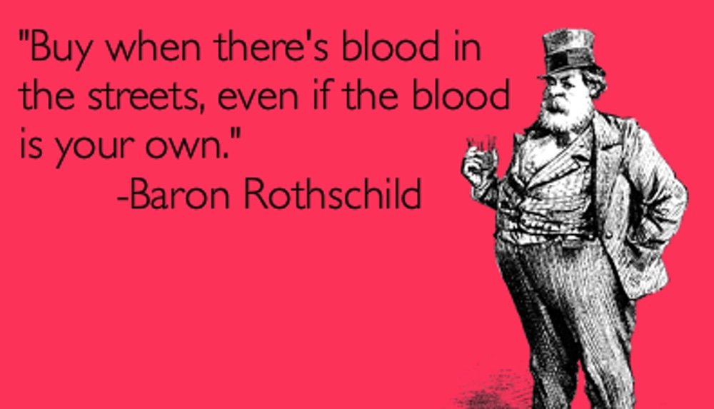 Being on your own перевод. Buy when there's Blood in the Streets, even if the Blood is your own. When. When there.