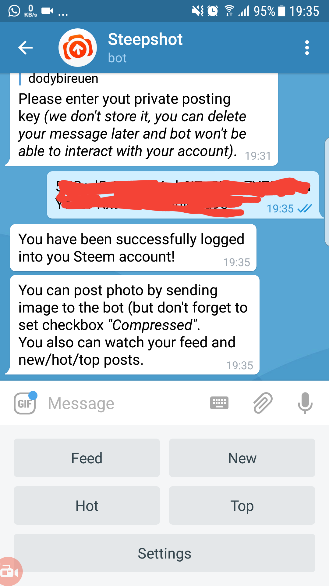 Enter posting