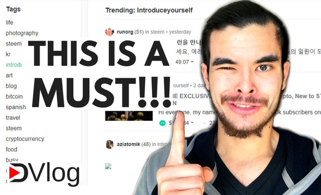 DVlog #32 - The FIRST thing you HAVE TO DO on Steemit or Dtube (For Beginners).jpg