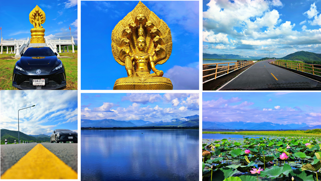 Peaceful Moments by Yang Chum Reservoir and Shrine 🇹🇭🌤️🌿